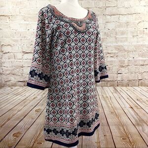 Harper beaded tunic dress  